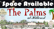 The Palms Shopping Center at Hillcrest has Space Available