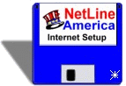 Download the latest version of NetLine America Dialup internet setup cd.